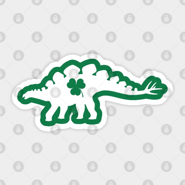 St. Patrick's Day Dinosaur Sticker by MasliankaStepan